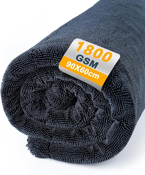Car Drying Towel Extra Large,1800GSM Drying Towel Car Detailing