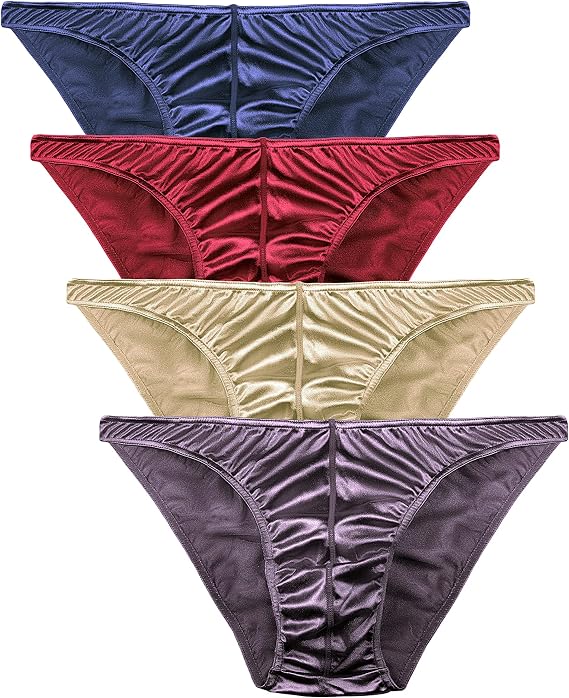 Men's Satin Bikini Panties