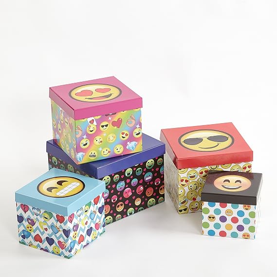 Emoji Pals 5 Storage Box, Multicolor