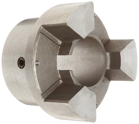 Lovejoy 44825 Size C295 Medium Duty Jaw Coupling Hub, Cast Iron, Inch, 2.375" Bore, 9.12" OD, 0.625" x 0.313" Keyway
