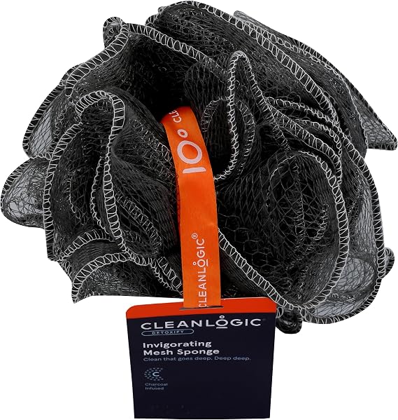 Cleanlogic, Charcoal Mesh Sponge 1 Ct