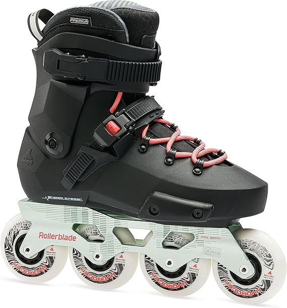 Rollerblade Twister XT レディース 大人用 フィットネス インラインスケート ブラック/ミント アーバンパフォーマンス インラインスケート