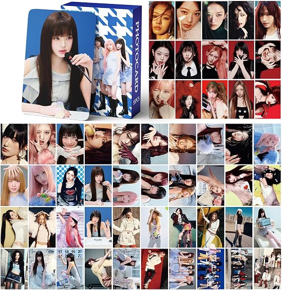 MXP 55pcs IVE REVIVE+ Postcards Mini Cards Wonyoung And Yujin Merchandise Cards LOMO Photo Cards For Fans