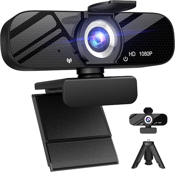 Tewiky 1080P USB HD Computer Web Camera, Plug and Play, for Zoom/Skype/Teams, Conferencing and Video Calling