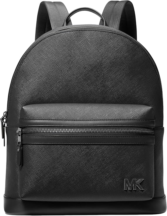 Michael Kors Men's Edison Dome Backpack, Black, One Size