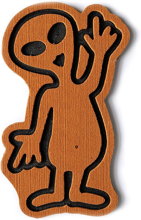 Snowboard Stomp Pad - Alien - Brown