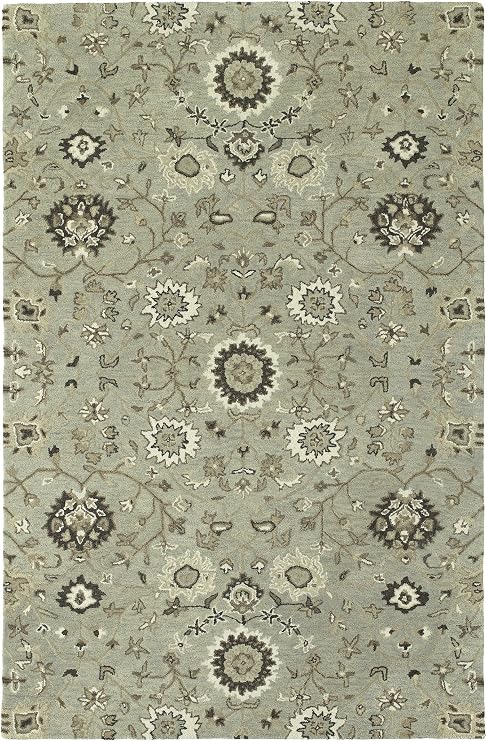 Kaleen Amaranta Collection Hand-Tufted Area Rug, 4' x 6', Mint
