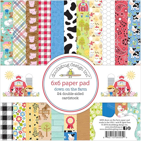 Doodlebug Double-Sided Paper Pad, Multicolor