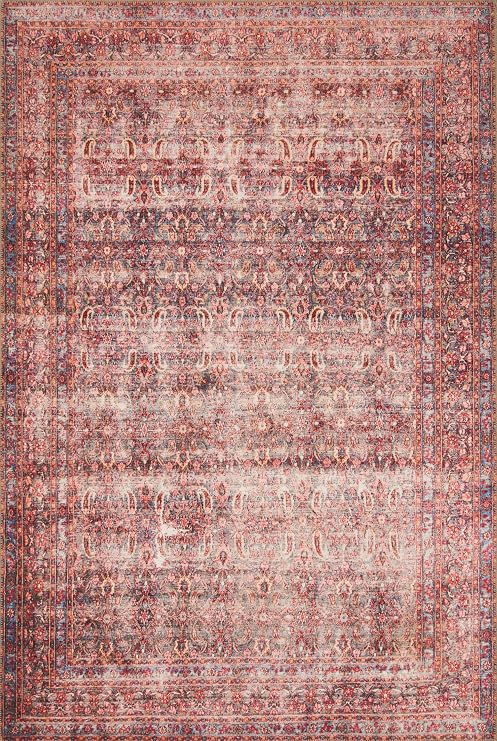 Loloi Loren Eggplant/Crimson 8'-4" x 11'-6" Area Rug