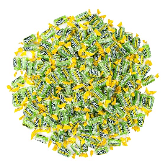 Jolly Rancher Green Apple Hard Candy, Individually Wrapped, Bulk Candy Bag - 2 Pounds (32 oz)