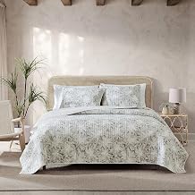 Tommy Bahama - Queen Quilt Set, Reversible Cotton Bedding with Matching Shams, Lightweight Super Soft Bedding Set (Makena Brown, Queen)