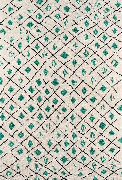 Novogratz by Momeni Bungalow Green Area Rug 3'6" x 5'6"
