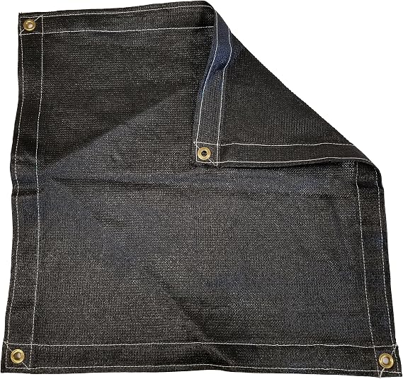 6 Ft. x 20 Ft. Black Privacy Shade Mesh Tarp