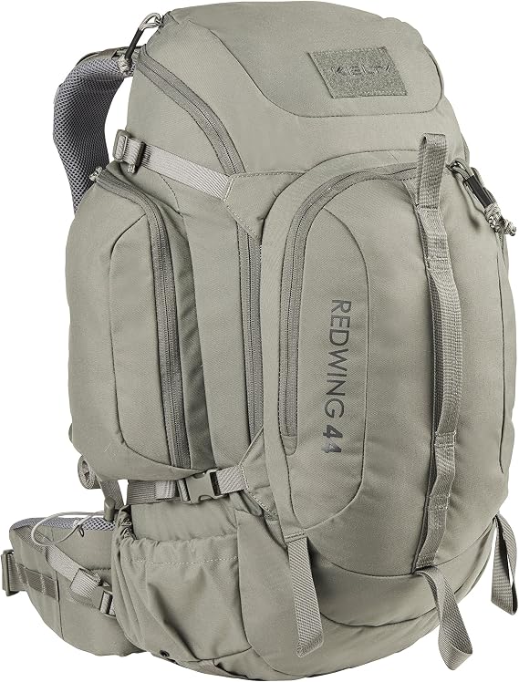 Kelty Redwing Tactical Backpack - Built to Military Specification Army Backpack, Durable & Strong, Built to Last, Aluminum Stays, Ideal for Military, Police, Outdoors Hiking or Bug Out Bag | Grey 44L